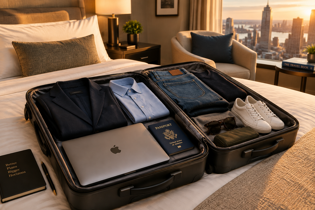 From Workday to Getaway: How to Pack for a Business Trip That Turns Into a Weekend