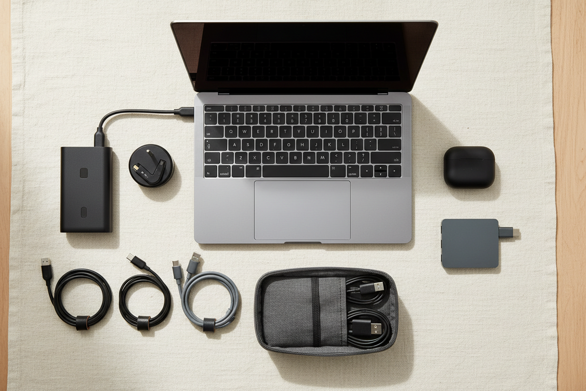 Never Dig for a Charger Again: Build the Perfect Travel Tech Kit