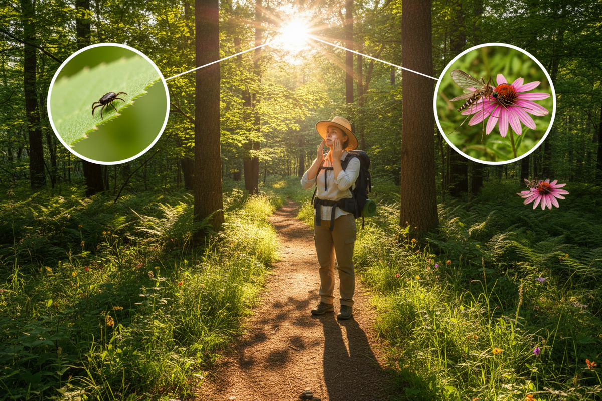 Summer Trail Hazards: How to Protect Yourself from Ticks, Bugs, and Sun