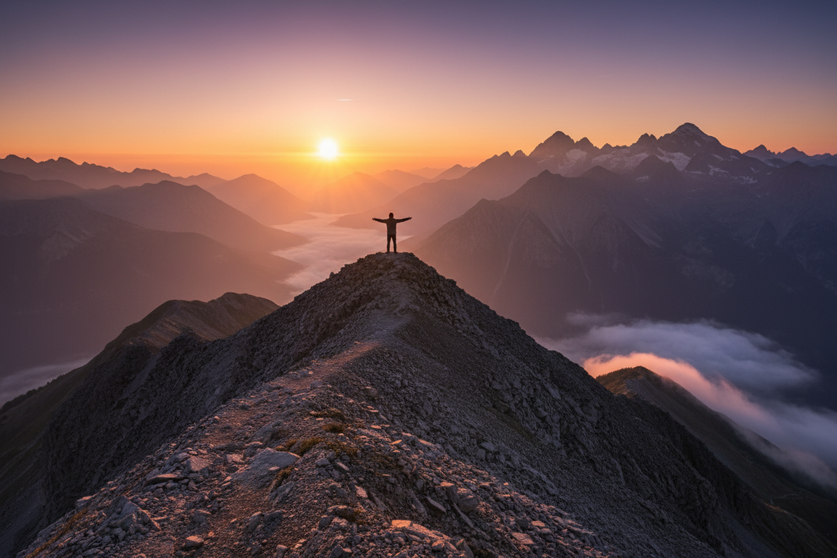 The Best View Comes After the Hardest Climb