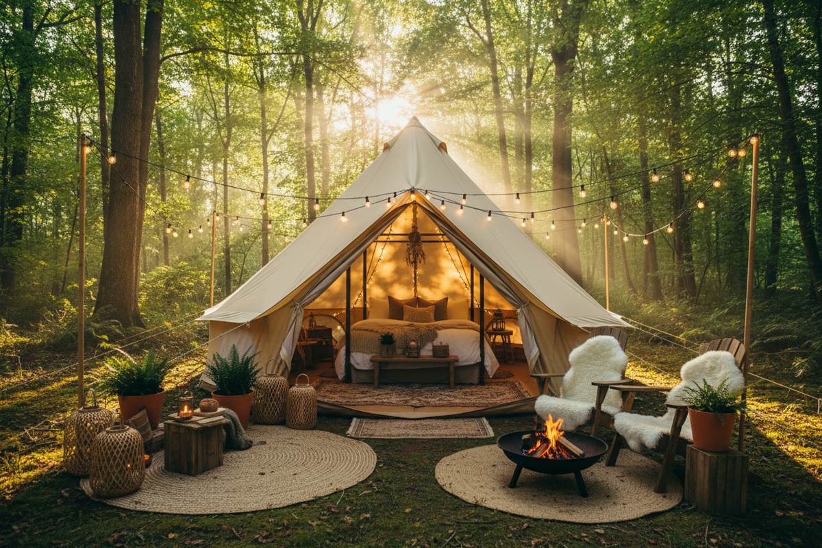 Upgrade Your Campsite: 5 Ways to Turn Your Tent into a Glamping Oasis