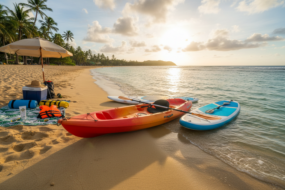 Water Adventures: Essential Gear for Kayaking, Paddleboarding, and Beach Days