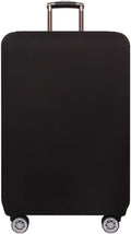 MosaiRudo Thicker Luggage Cover Elastic Suitcase Cover Protector Fits 18-32 Inch Suitcase Travel Accessories (Black, L)