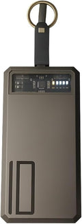 megacom Power Bank 10000mAh/37Wh with Type-C in/Output 20W & USB-A Output x 2, LED Indicate Capacity (Model:ME-1033)