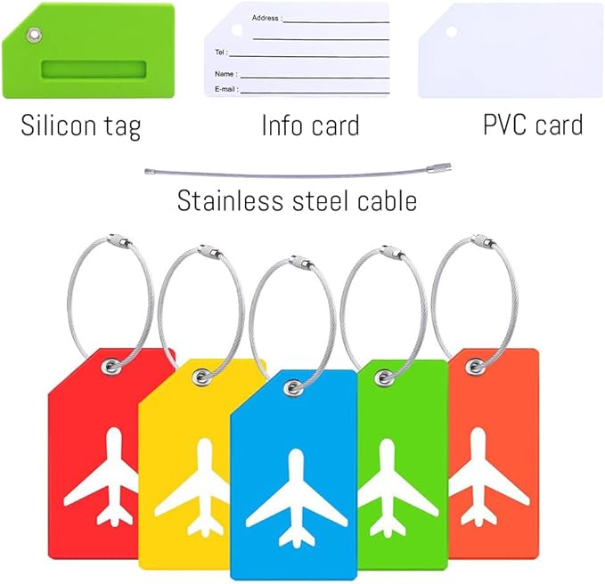 4PC Custom Embroidery Luggage Strap with Your Text/Name,Personalized Luggage Straps with Lock for Suitcases,Adjustable Suitcase Strap Belt Tag for Secure Travel