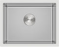 20 x 16 Inch Undermount Kitchen Sink, 304 Stainless Steel Single Bowl Small Kitchen Bar Sink Undermount, Brushed Nickel