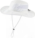 Connectyle Women's UPF 50+ Sun Hat UV Protection Wide Brim Bucket Hat Summer Beach Hats Fishing Hiking Outdoor Safari Hats