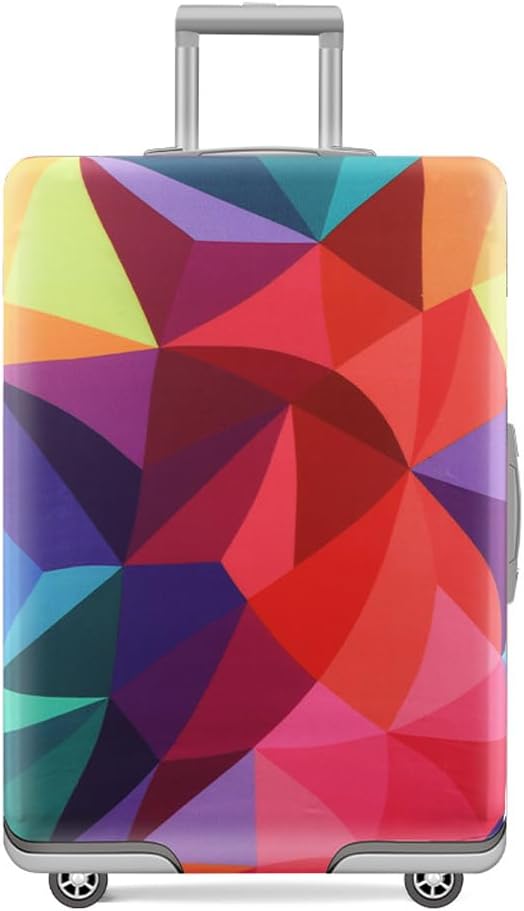MosaiRudo Travel Luggage Covers For Suitcase Tsa Approved,Suitcase Cover Protector Fit 18-32 Inch Luggage Travel Accessories (T2488, S)