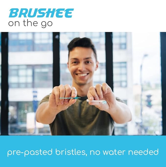 The Evolution of Oral Care | 4-in-1 Tool (Paste + Brush + Floss + Pick) | Individually Wrapped | Disposable | Prepasted Travel Toothbrushes | Small Adult Toothbrush - (48-Pack)