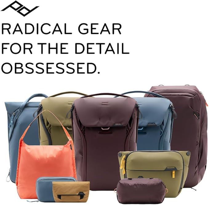 Peak Design Everyday Backpack V3 20L, Eclipse, MagLatch Top, Dual Side Access, FlexFold Dividers, Fits 15" Laptop, For Camera Carry, Daily Commutes or Travel, Versatile Backpack for Men and Women