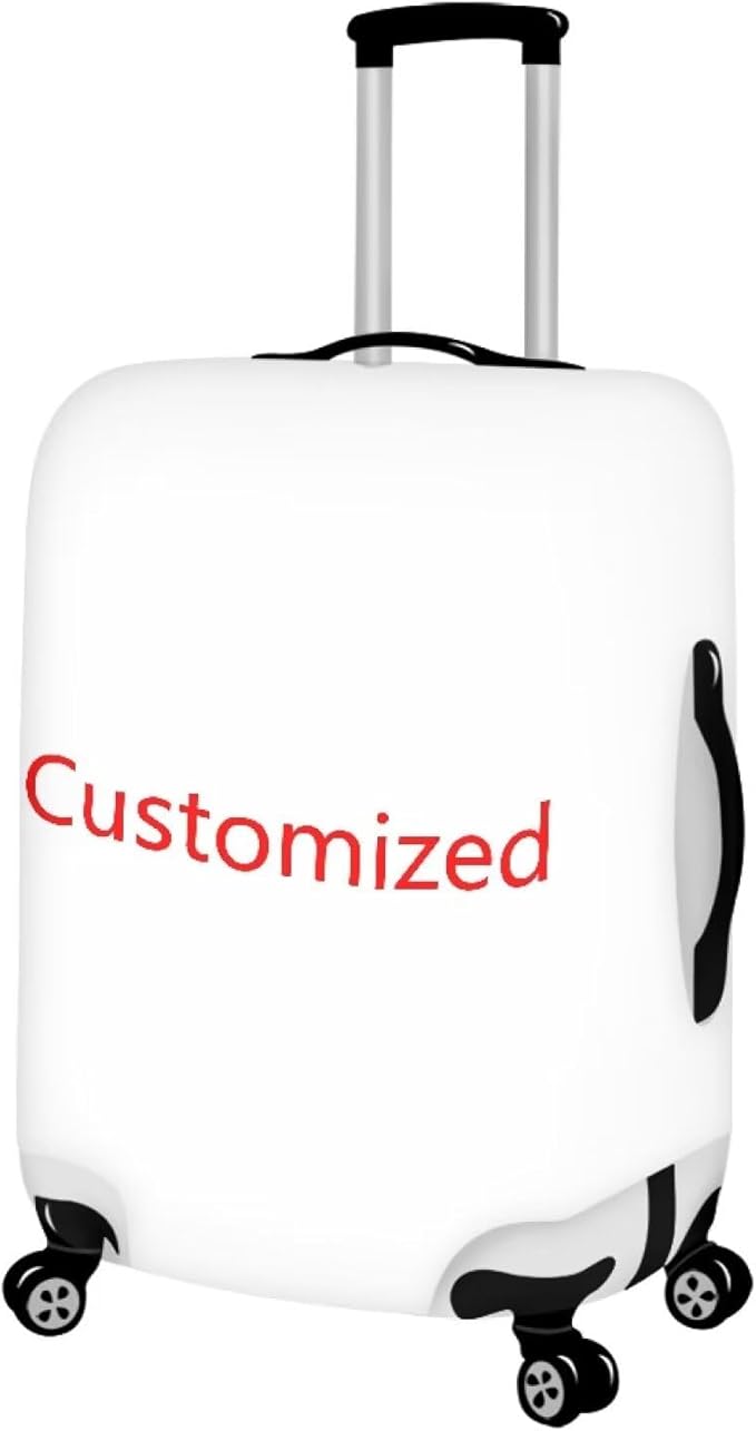 Customized Travel Luggage Covers Anti Scratch Thick Personalized Suitcase Case Fits 30-32 Inch
