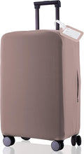 Travel Luggage Cover Suitcase Protector Scratch-Resistant Fit 19-31 Inch, Not Included Suitcase (Khaki, S(19-21 inch))