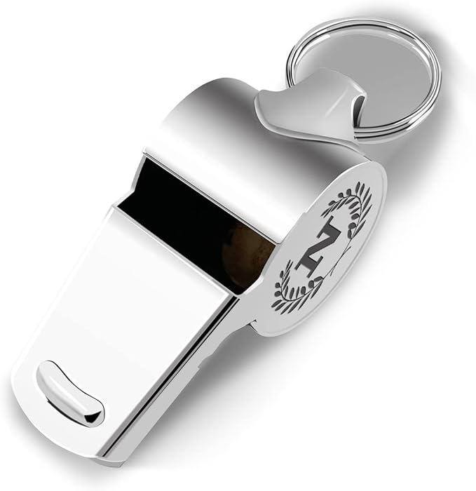 Letters Coach Gifts, Whistle for Coaches, Whistle Emergency, Thank You Coach Gifts, Coaches Whistle with Lanyard Cheer Coach Gift for Men Women Teachers Referees School Sports Coach Outdoor, Letter N