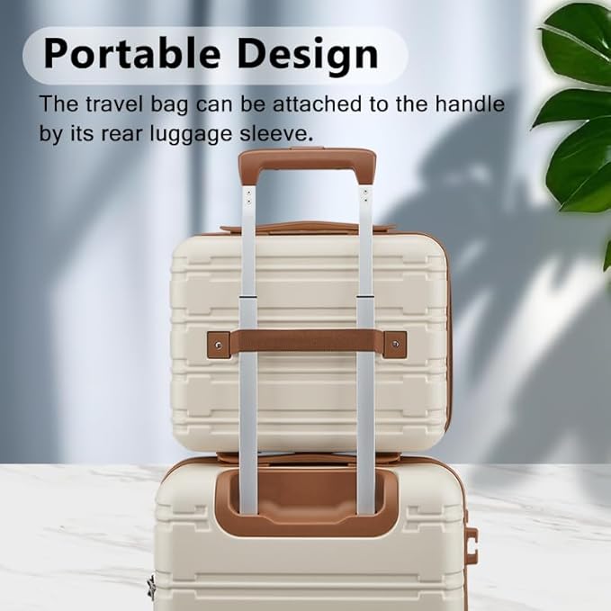 Luggage Sets, Suitcase with Spinner Wheels, PC+ABS Hardshell Travel Luggage Set with TSA Locks,Lightweight Rolling Luggage，Carry on suitcase with YKK Zippers (Green)