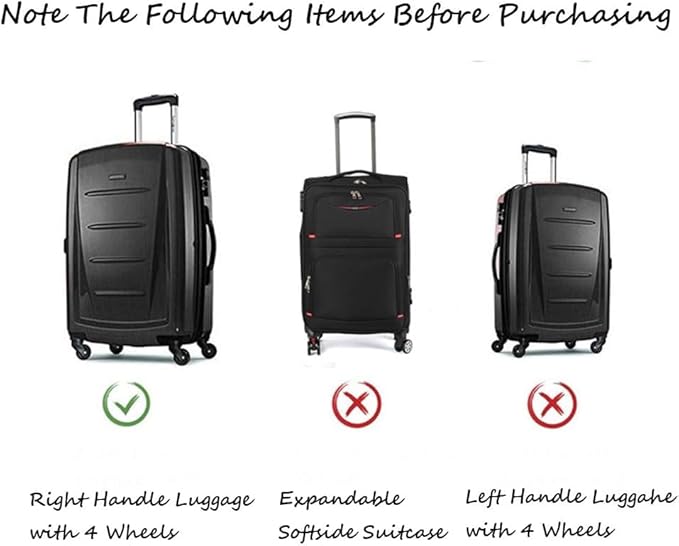 30-inch Luggage Cover Protector Clear PVC Waterproof Suitcase Covers, Travel Luggage sleeves protective Tsa Approved