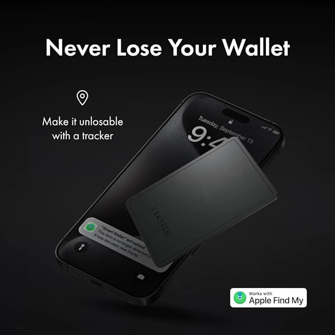 Ekster - Aluminum Cardholder Pro Wallet - All-Metal Aluminum Wallet for Men - Fits 7 Cards, RFID Blocking Layer, Ultra-Thin, Minimalist, Push Button, Card Access, Expandable, Trackable (Space Grey)