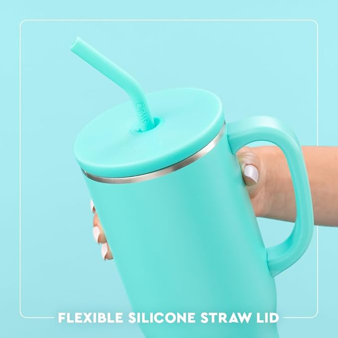 Swig Life 40oz Mega Mug, 40oz Tumbler with Handle and Straw, Extra Large Insulated Tumblers, Cup Holder Friendly Travel Mug (Idaho)