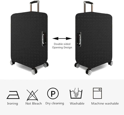 7-Mi Travel Luggage Cover Protector, Washable Suitcase Protector Anti-scratch Spandex Baggage Covers Fits 23-25 Inch Luggage
