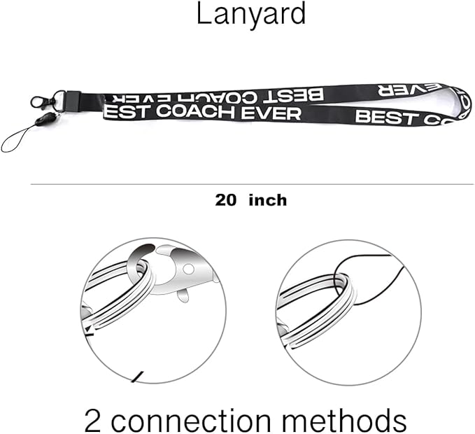 Letters Coach Gifts, Whistle for Coaches, Whistle Emergency, Thank You Coach Gifts, Coaches Whistle with Lanyard Cheer Coach Gift for Men Women Teachers Referees School Sports Coach Outdoor, Letter D