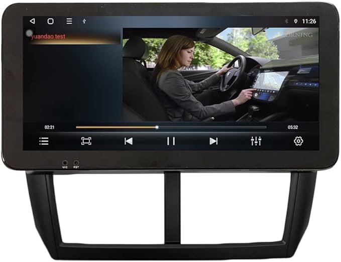 Kunfine CarPlay Android Auto Navigation Stereo GPS Radio Reverse Camera Display 10.33" QLED Touchscreen Headunit Tablet Pad Media Player for Subaru Forester 2007-2013, if Applicable Octa Core 6G+128G