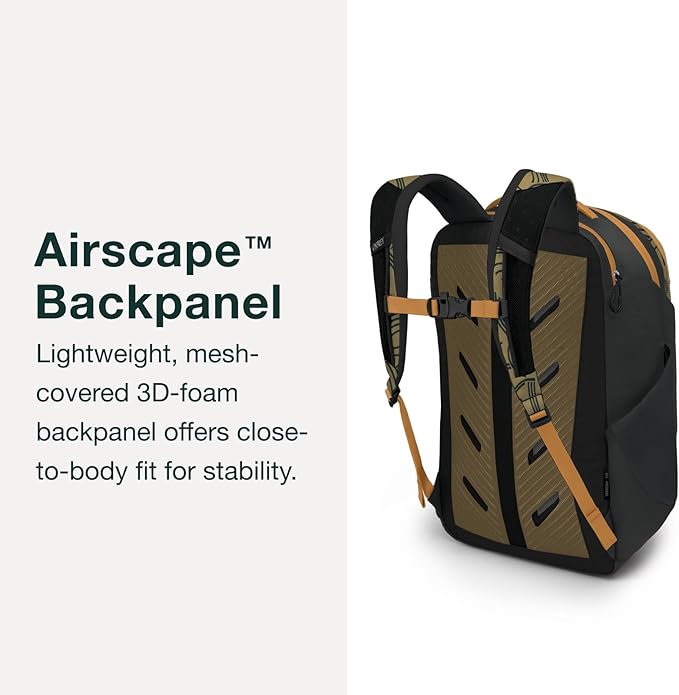 Osprey Proxima 30L Campus Laptop Backpack - Organized Everyday Pack with Tech Storage, Water Bottle Pockets, and Comfortable Carry - Perfect for School, Commuting, and Travel, Firestarter Orange