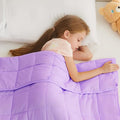 L'AGRATY Weighted Blanket - 36"x48" 3lbs Weighted Blanket Microfiber Material with Glass Beads Small Blanket for All-Season Summer Fall Winter Soft Thick Blanket