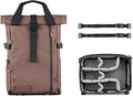 WANDRD All New PRVKE 21L V4: Camera Backpack and Photography Bundle - Weatherproof Travel and Photography Backpack, Bundle Includes 21L Bag, Camera Cube, Waist Straps, and Accessory Straps