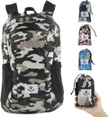 4Monster Hiking Daypack,Water Resistant Lightweight Packable Backpack for Travel Camping Outdoor