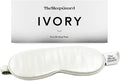 Pure Silk Sleep Mask [100% 6A Mulberry Silk, 22 Momme] Light Blocking Travel Essentials. Eye Masks for Sleeping. Black Oeko-Tex Blindfold. Eye Covers for Men & Women
