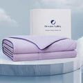 Dream Valley® Outlast® Deepsleep Cooling Comforter, Full/Queen Size, NASA-Grade Space Technology Cooling Blanket for Hot Sleepers Night Sweats, Q-Max > 0.45 Aerocool™ Breathable, Lavender Fog, 90"x90"