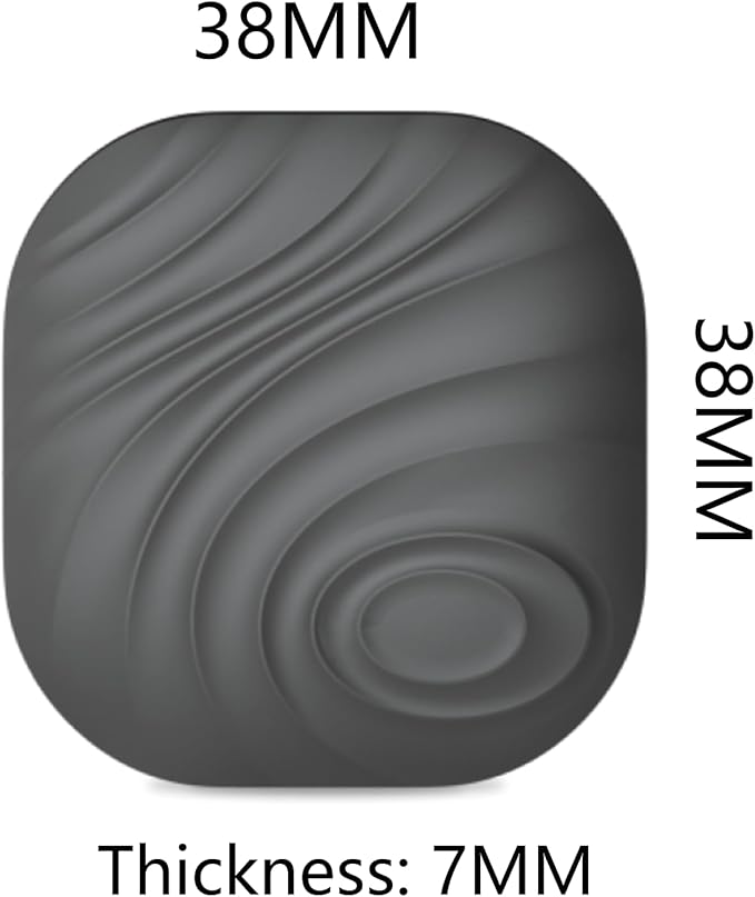 Smart Key Finder - Only iOS(Not for Android) - Bluetooth Smart Key Tracker Tag - Work for Apple Find My - Keep Track of The Items That Matter Most (4-Coffee)