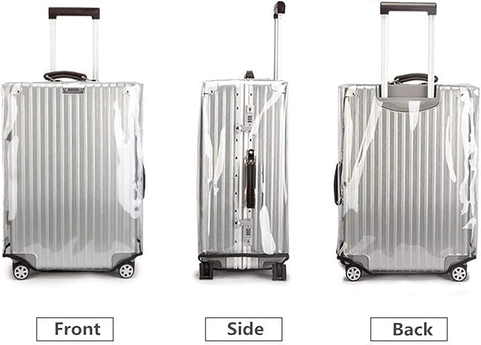 28 Inch Clear PVC Luggage Cover Protectors Suitcase Covers for Luggage Thickened suitcase protective cover for Wheeled Suitcase Suitable for 28"