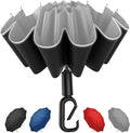Auto Open Close Umbrella - Ultra Light Compact Travel & Backpack Size for Women and Men, UPF 50+ Eco-Friendly Sun Protection & Windproof Rain Umbrella with UV Defense