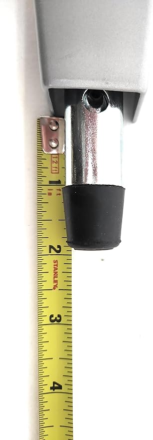 Pacific Doorware Heavy Duty Spring Loaded Step Down Push On Door Holder/Stopper (6, Aluminum)