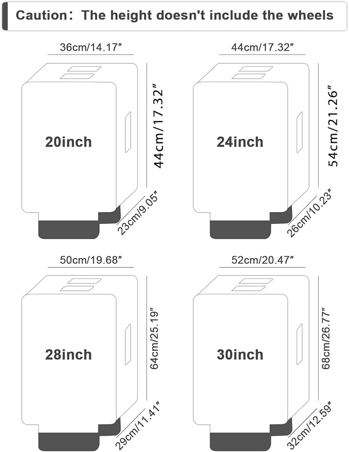 Clear Luggage Cover for 30 inch Suitcase Tsa Approved Thicken PVC Plastic Suitcase Protector Cover for Baggage Travel Waterproof.