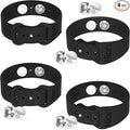Hion Motion Sickness Bracelets Sea Sickness Wristbands for Motion Sickness/Morning Sickness/Pregnancy Nausea Anti Nausea Wristband Acupressure Nausea Bands Motion Sickness Bands（2Pairs Black）