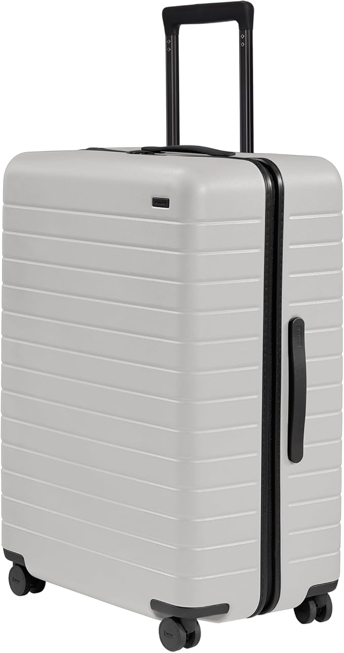 Away Large Checked Luggage, 29 Inch Hardside Suitcase with Spinner Wheels, Lightweight & Durable, TSA Lock, Cloud Gray