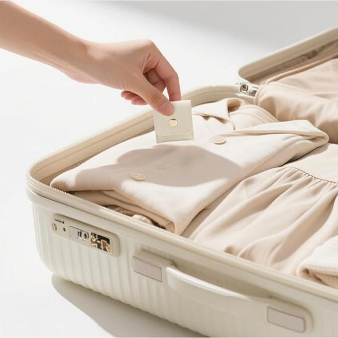 Mini Travel Jewelry Bag, 2025 New Travel Jewelry Case Organizer, Portable Foldable Compartment Auxiliary Mini Travel Jewelry Roll Bag With Buckle For Small Jewelry Earrings, Rings, Necklaces (F)