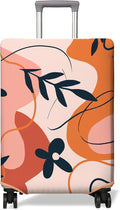 Travel Luggage Cover Suitcase Protector Fits 18-32 Inch Wheel Covers PatternedTravel Related Items Flower Luggage Protector Elastic XL