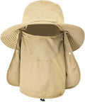 Sun Hats for Men Women Fishing Hat UPF 50+ Breathable Wide Brim Summer UV Protection Hat