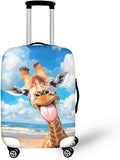 Giraffe Luggage Covers for Suitcase Universal Travel Luggage Cover Suitcase Protector Fits 18-21 Inch (Size S) Anti-Scratch Suitcase Covers Travel Essential Funny Animal Baggage Cover