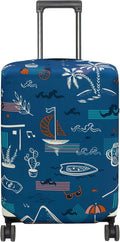 HYPER VENTURE Washable Luggage Cover - Fashion Suitcase Protector Fits 31-32 Inch Luggage (Hawaii Beach, XL)