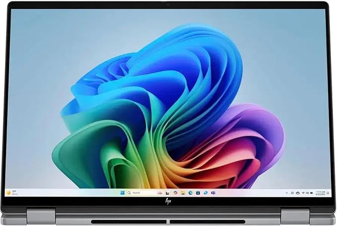 HP OmniBook X Flip 2-in-1 16" FHD+ Touch Screen Laptop |AMD Ryzen AI 5 340|AMD Radeon 840M | Copilot|Backlit|Meteor Silver| 16GB RAM DDR5 | 1024GB SSD |Windows 11 Home|Bundle with Wireless Mouse