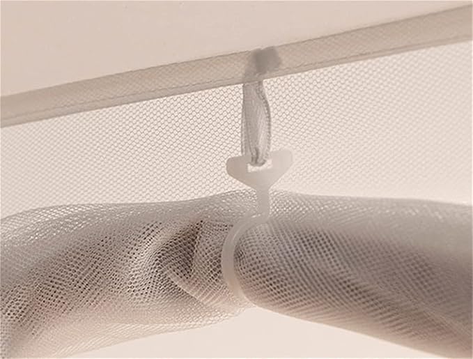 CdyBox Folding Mosquito Net Tent Canopy Curtains for Beds Home Bedroom Decor (Gray, 1.8X2.0m)