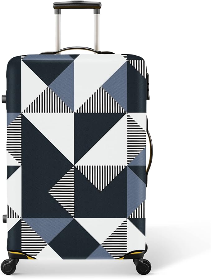 30 Inch PVC Luggage Protector Covers for TSA Approved Clear Suitcase Cover Protector Transparent Luggage Protective Cover Set (Triangle, Suitable for 30"-31")