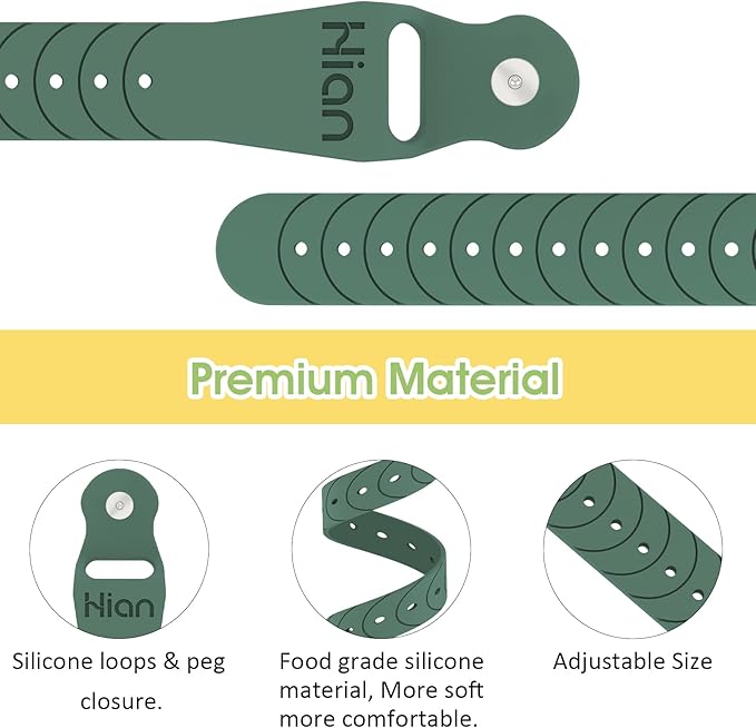 Motion Sickness Bands Anti Nausea Acupressure Wristband Sea Sickness Wristbands Nausea Bands Natural Relief Motion & Morning Sickness（Pine Green+Starlight）