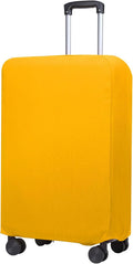 PATIKIL Luggage Cover, Suitcases Covers Elastic Carry on Cover Protector Washable Scratch-Resistant Fits 24-25 Inch Luggage for Travel Business Trips, Yellow