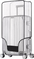 Clear Suitcase Cover - 20 24 26 28 30 Inch Waterproof PVC Suitcase Cover - Transparent Travel Suitcase Wrap - Protective Cover Case for Wheeled Luggage (30-Inch)