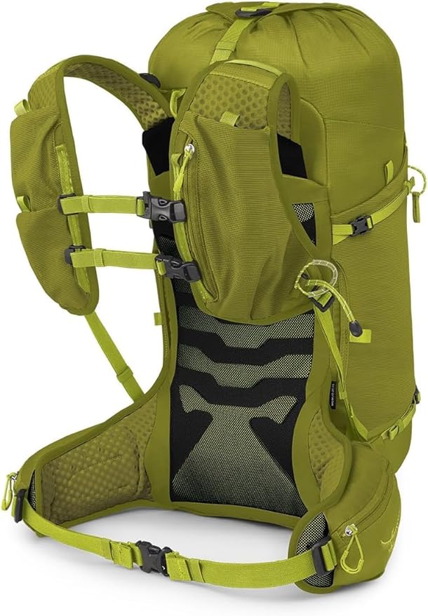 Osprey Talon Velocity 30L Men's Hiking Backpack, Matcha Green/Lemongrass, S/M