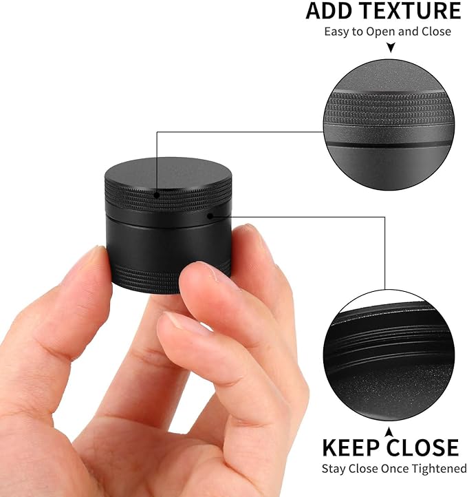Small Daily Pill Box - Portable Waterproof Metal Pill Case for Pocket or Purse Aluminium Alloy Round Travel Pill Container Medicine Vitamin Organizer Unique Gift